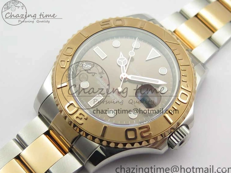MiroTime 0522 Soft Yacht-Master 116621 ARF 1:1 Best Edition Brown Dial on SS RG Bracelet SH3135 V 3062